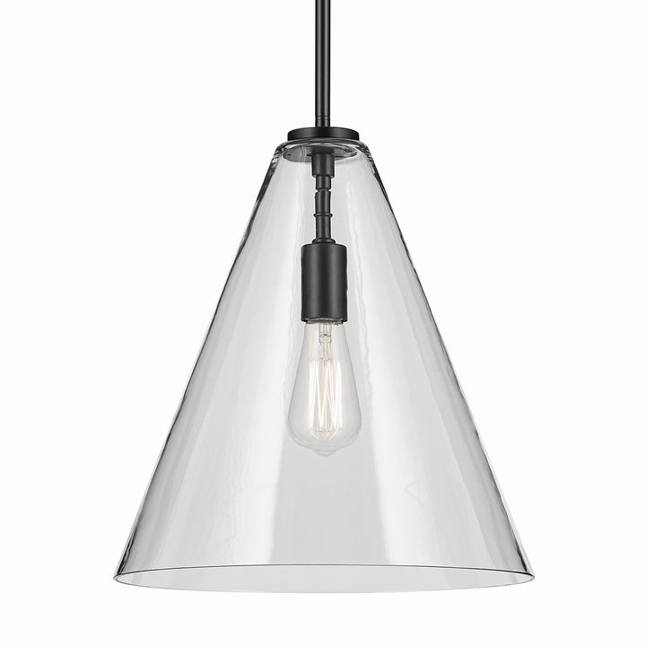 Kichler Canada - 42200BK - One Light Pendant - Everly - Black
