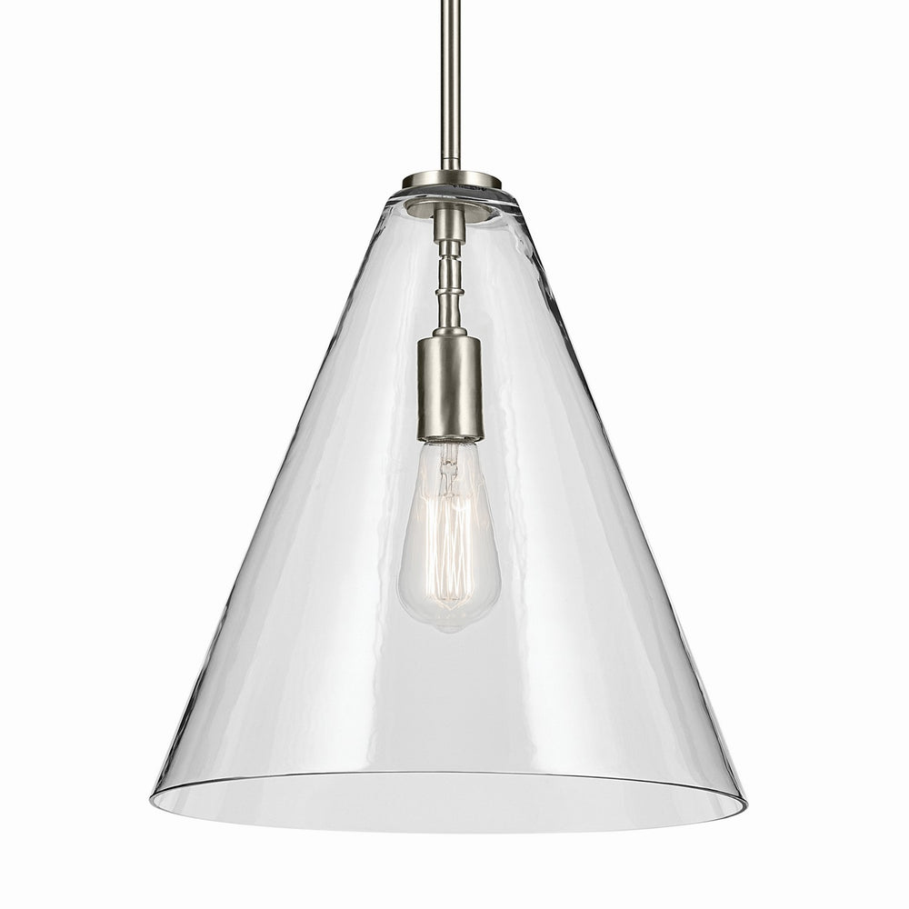 Kichler Canada - 42200NI - One Light Pendant - Everly - Brushed Nickel