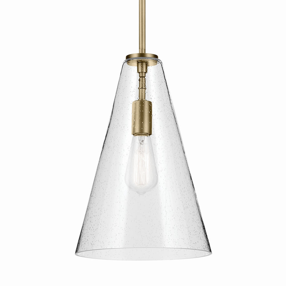 Kichler Canada - 42199NBRCS - One Light Pendant - Everly - Natural Brass