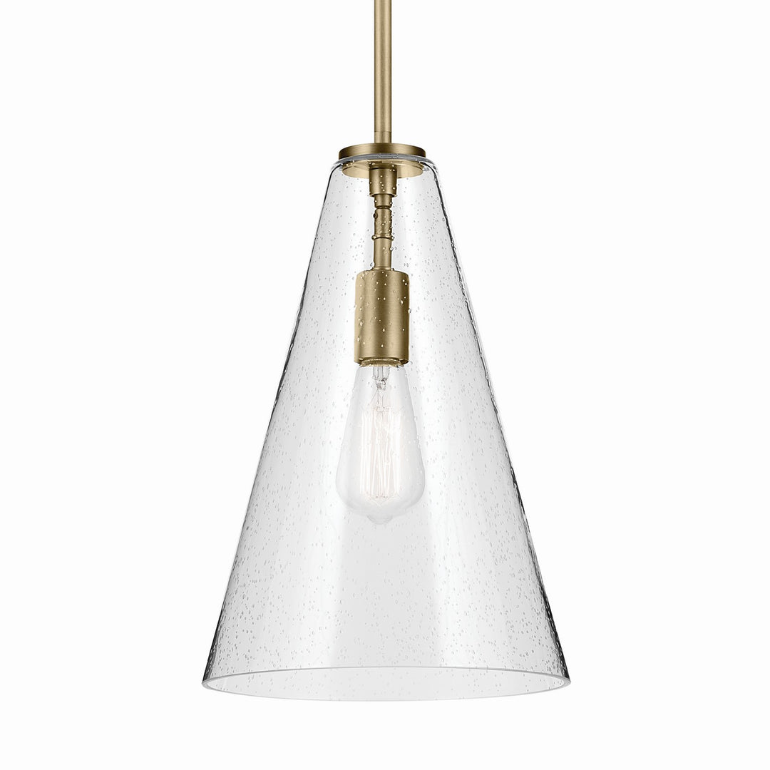Kichler Canada - 42199NBRCS - One Light Pendant - Everly - Natural Brass