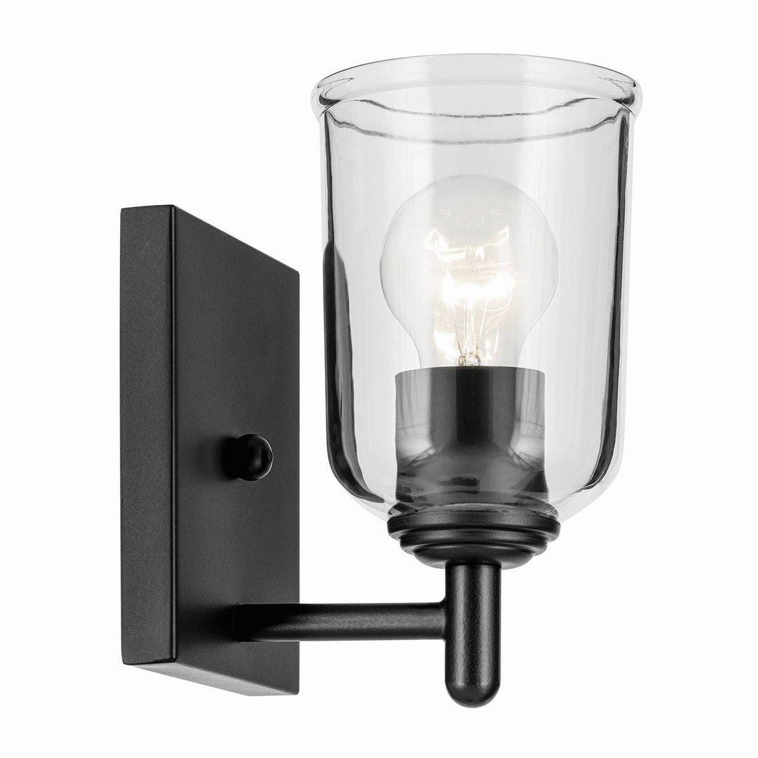 Kichler Canada - 45572BKCLR - One Light Wall Sconce - Shailene - Black