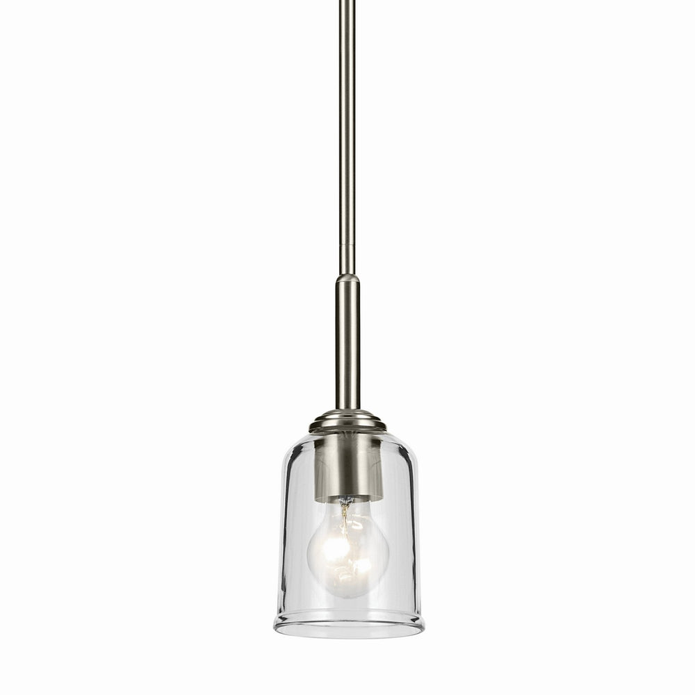 Kichler Canada - 43674NICLR - One Light Mini Pendant - Shailene - Brushed Nickel