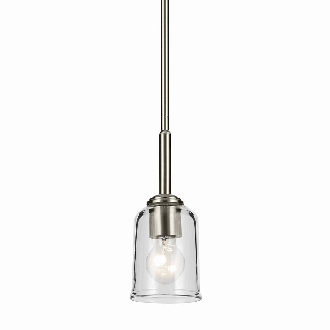 Kichler Canada - 43674NICLR - One Light Mini Pendant - Shailene - Brushed Nickel