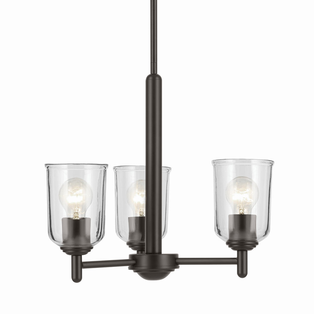 Kichler Canada - 43670OZCLR - Three Light Mini Chandelier - Shailene - Olde Bronze