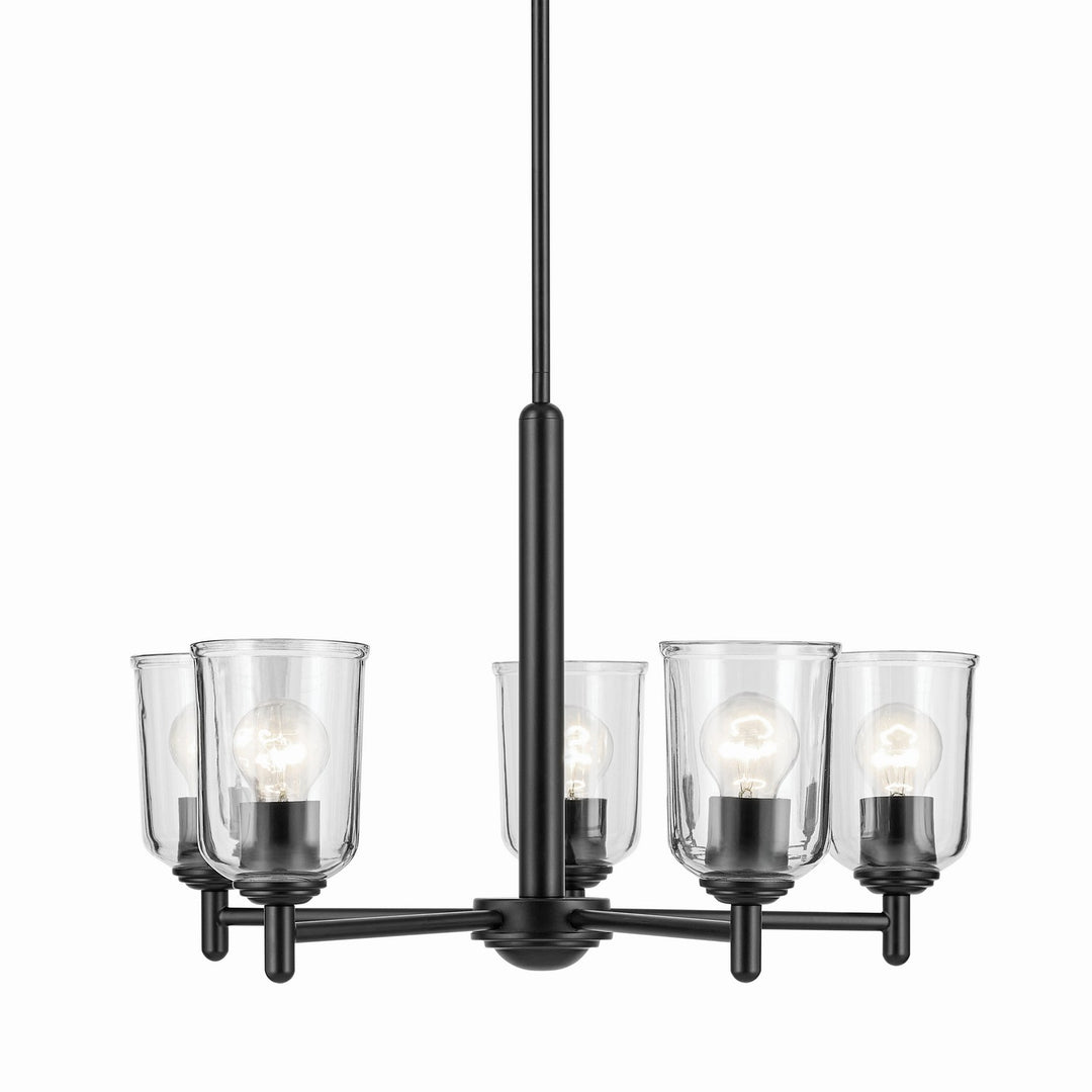 Kichler Canada - 43671BKCLR - Five Light Chandelier - Shailene - Black