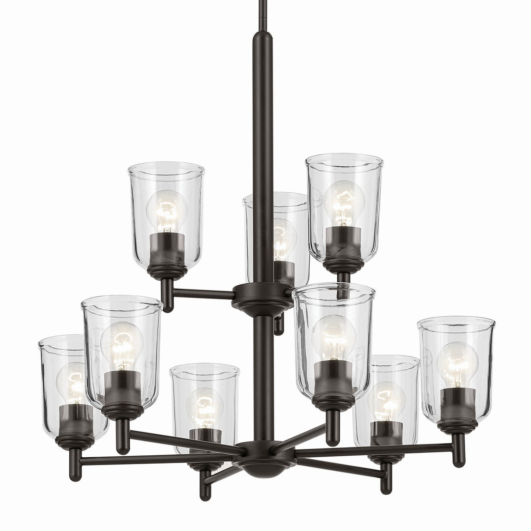 Kichler Canada - 43672OZCLR - Nine Light Chandelier - Shailene - Olde Bronze
