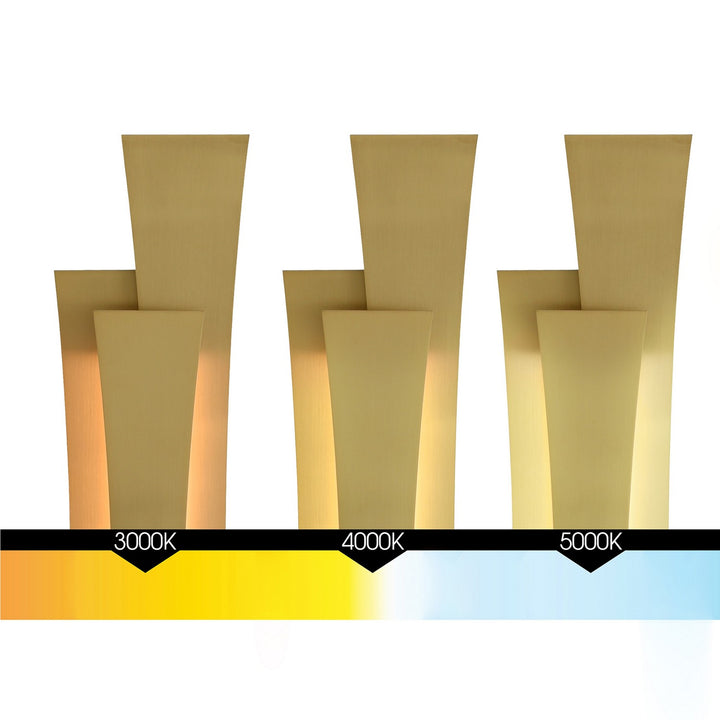 CWI Lighting Canada - 1698W36-624 - LED Vanity Light - Candora - Brass