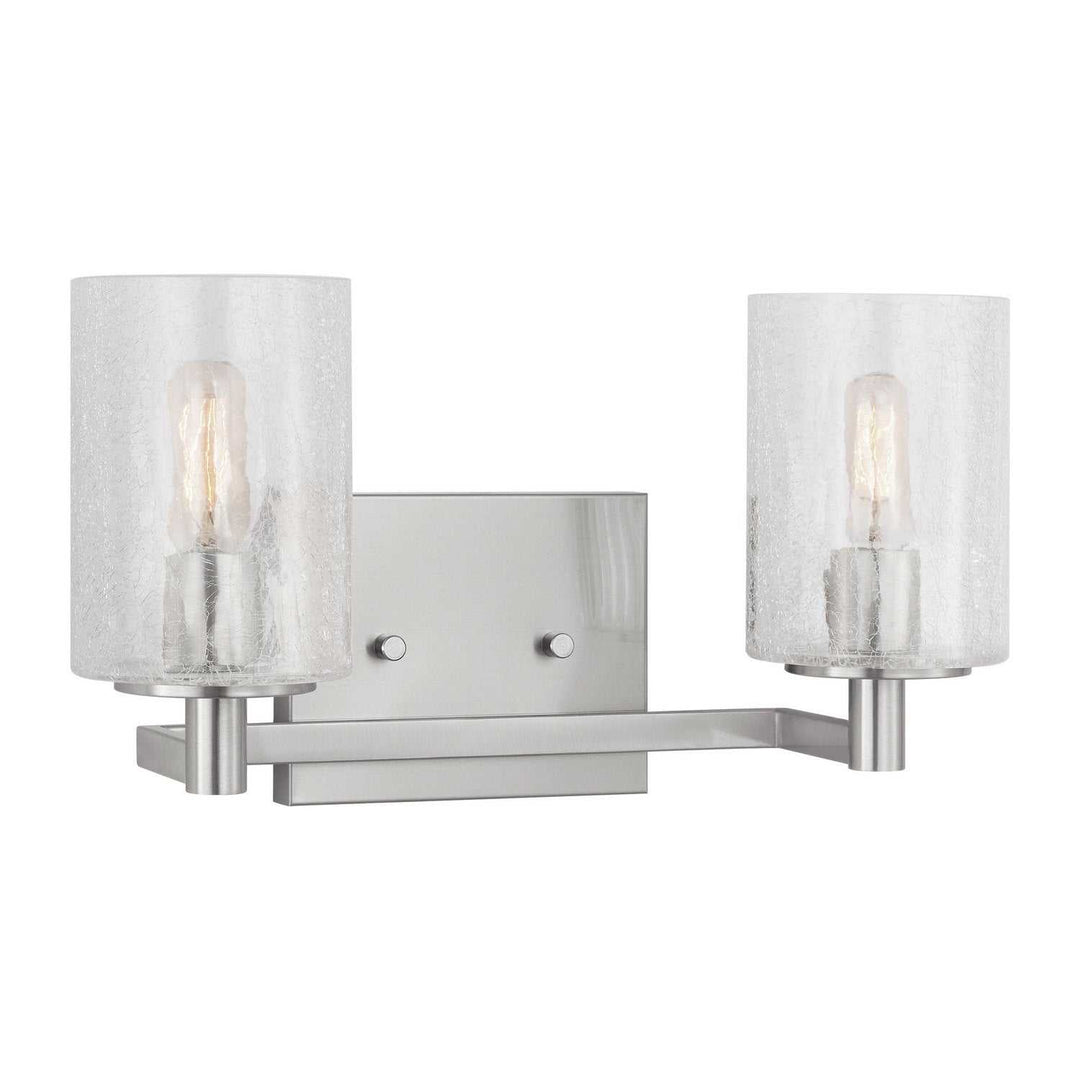 Generation Lighting Canada - GLV1032EN/BS - Two Light Wall / Bath - Parker - Brushed Steel