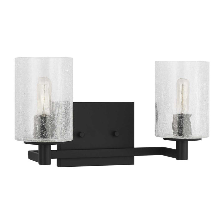 Generation Lighting Canada - GLV1032EN/MBK - Two Light Wall / Bath - Parker - Midnight Black