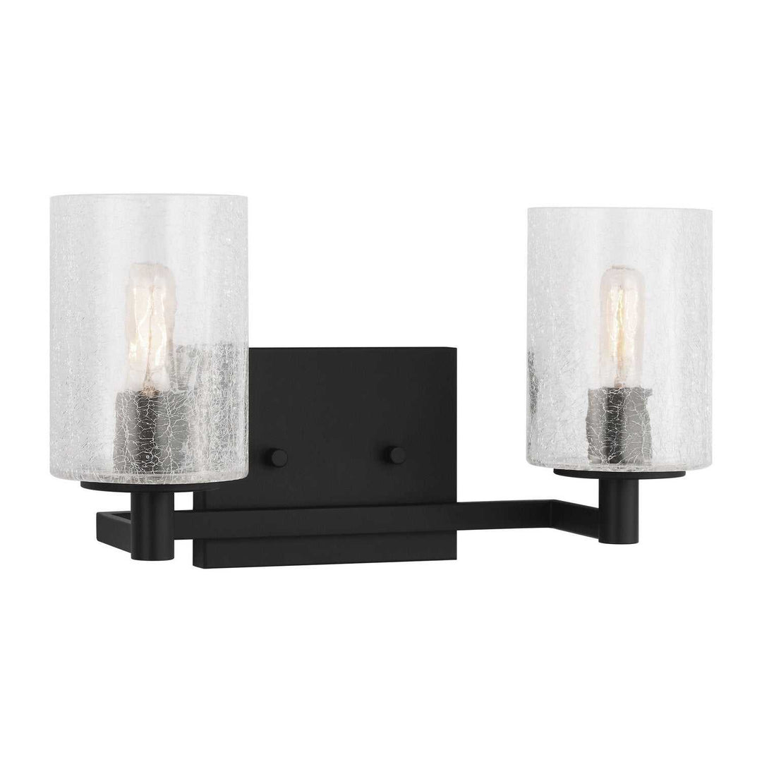 Generation Lighting Canada - GLV1032EN/MBK - Two Light Wall / Bath - Parker - Midnight Black