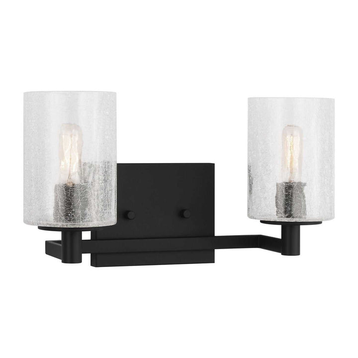 Generation Lighting Canada - GLV1032EN/MBK - Two Light Wall / Bath - Parker - Midnight Black