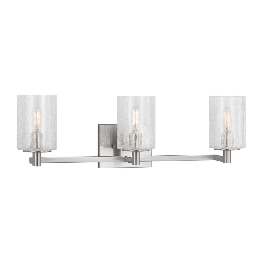 Generation Lighting Canada - GLV1033EN/BS - Three Light Wall / Bath - Parker - Brushed Steel