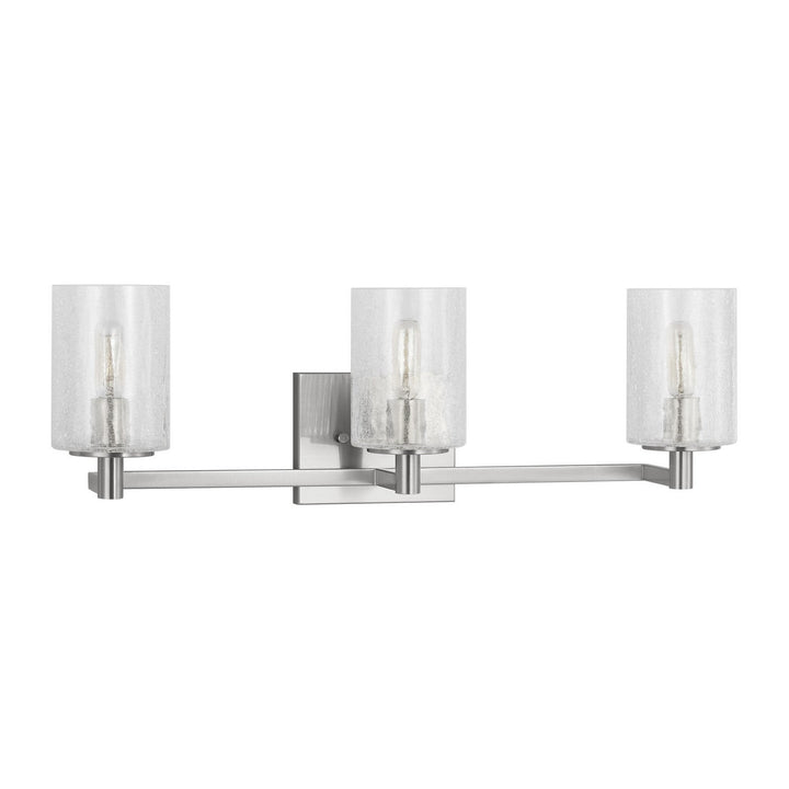 Generation Lighting Canada - GLV1033EN/BS - Three Light Wall / Bath - Parker - Brushed Steel