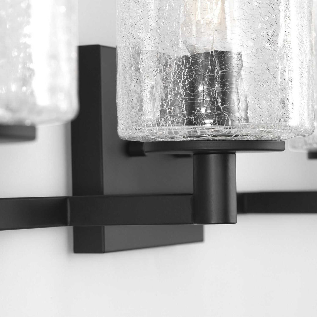 Generation Lighting Canada - GLV1034EN/MBK - Four Light Wall / Bath - Parker - Midnight Black