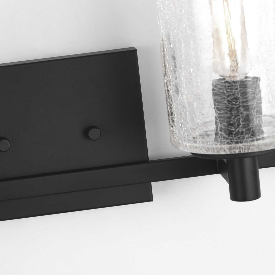 Generation Lighting Canada - GLV1034EN/MBK - Four Light Wall / Bath - Parker - Midnight Black