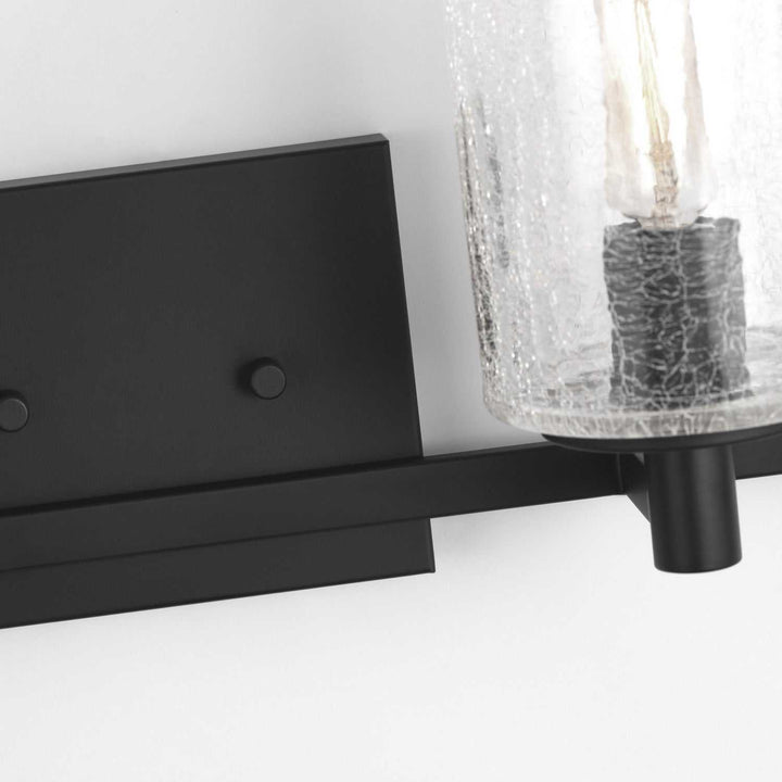 Generation Lighting Canada - GLV1034EN/MBK - Four Light Wall / Bath - Parker - Midnight Black