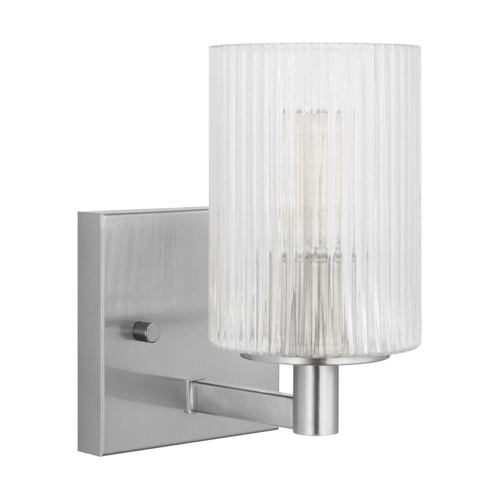Generation Lighting Canada - GLV1041EN/BS - One Light Wall / Bath Sconce - Lando - Brushed Steel