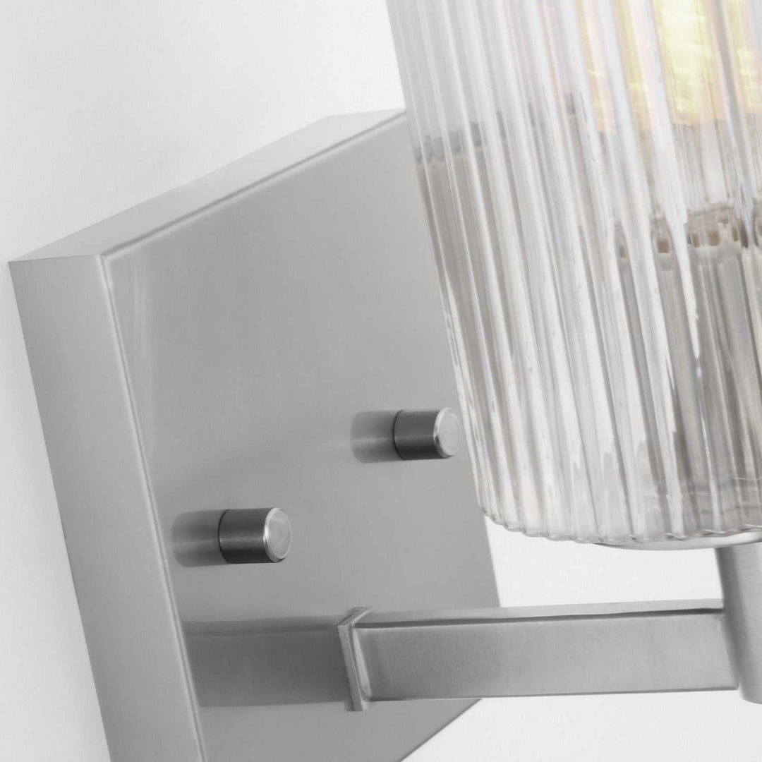 Generation Lighting Canada - GLV1041EN/BS - One Light Wall / Bath Sconce - Lando - Brushed Steel