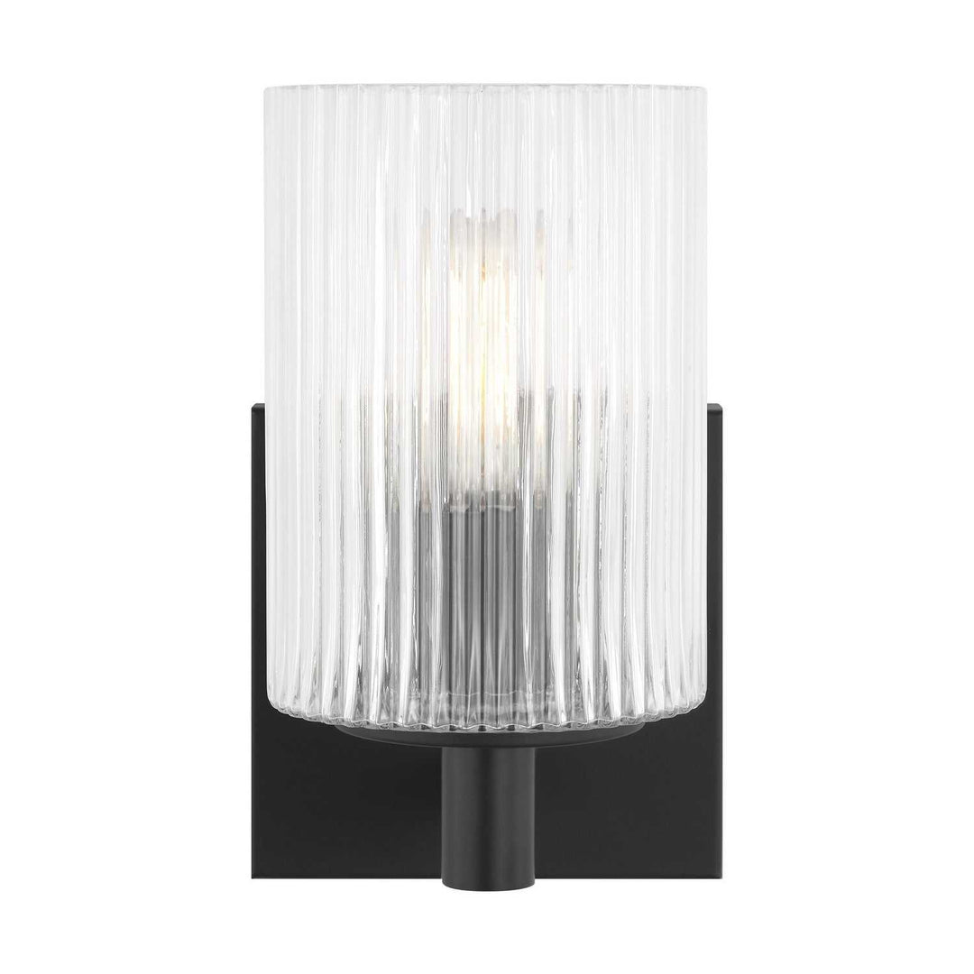 Generation Lighting Canada - GLV1041MBK - One Light Wall / Bath Sconce - Lando - Midnight Black