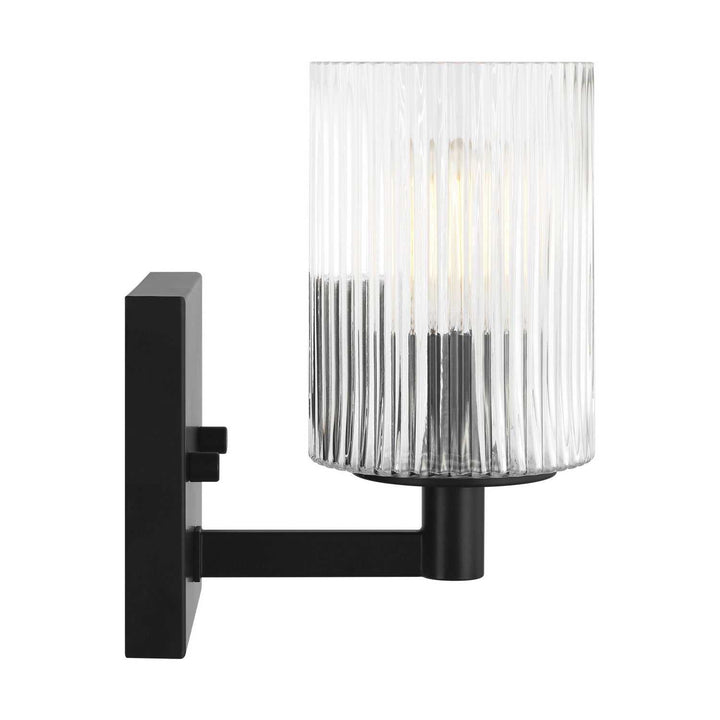 Generation Lighting Canada - GLV1041MBK - One Light Wall / Bath Sconce - Lando - Midnight Black