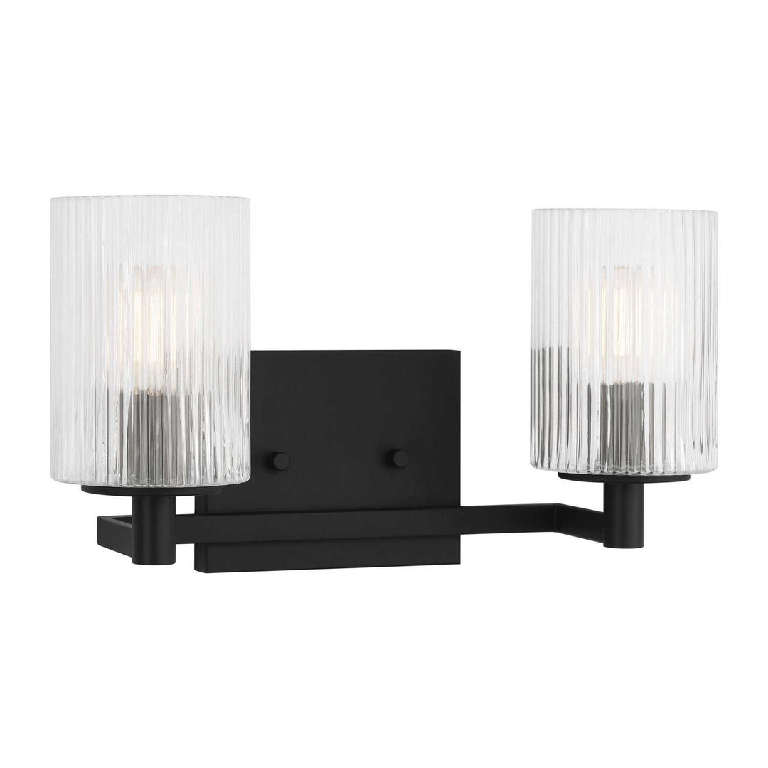 Generation Lighting Canada - GLV1042EN/MBK - Two Light Wall / Bath - Lando - Midnight Black