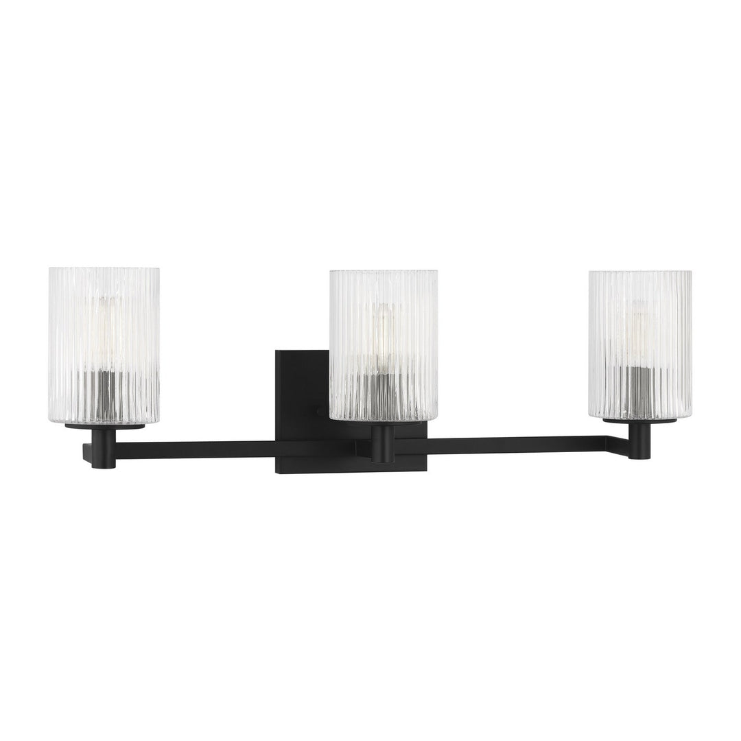 Generation Lighting Canada - GLV1043EN/MBK - Three Light Wall / Bath - Lando - Midnight Black