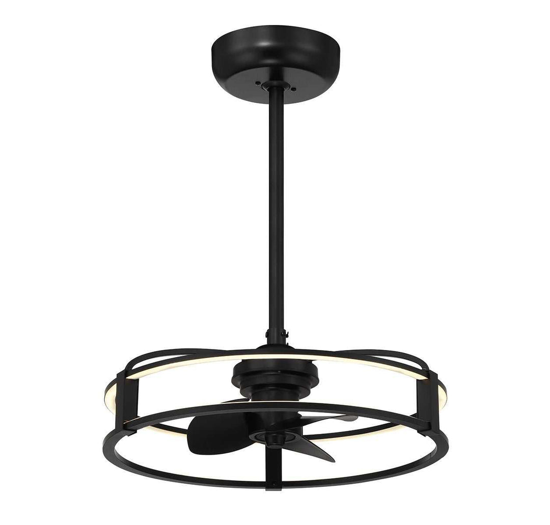 Vesta LED Fan D'Lier in Matte Black Savoy House