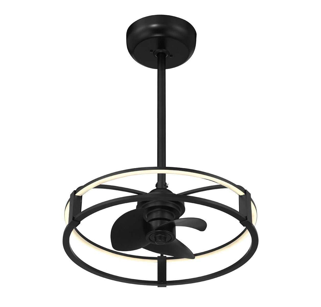 Vesta LED Fan D'Lier in Matte Black Savoy House