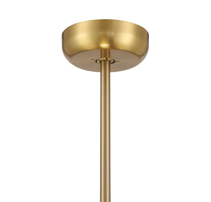 Corona LED Fan D'Lier in Warm Brass Savoy House