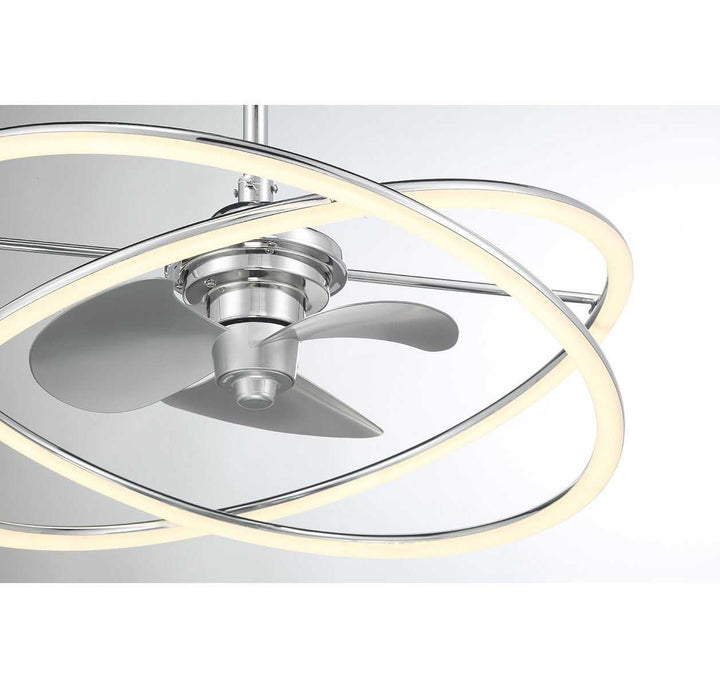 Dorado LED Fan D'Lier in Polished Chrome Savoy House