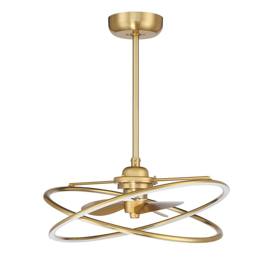 Dorado LED Fan D'Lier in Warm Brass Savoy House