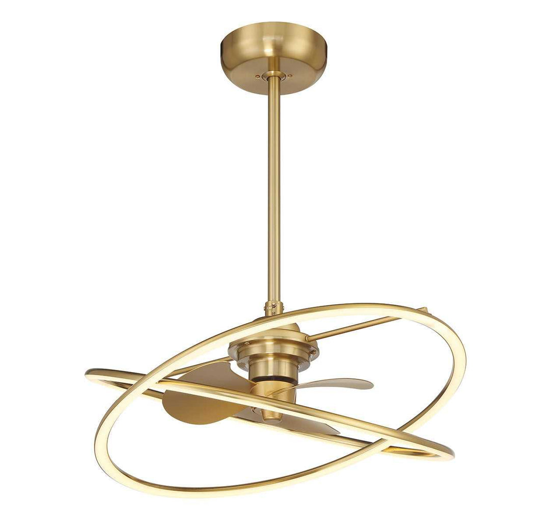 Dorado LED Fan D'Lier in Warm Brass Savoy House