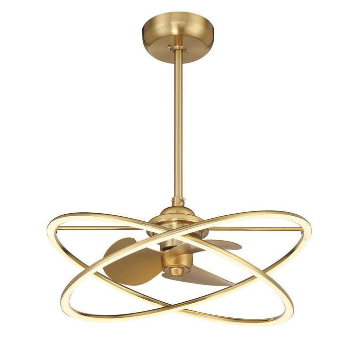 Dorado LED Fan D'Lier in Warm Brass Savoy House