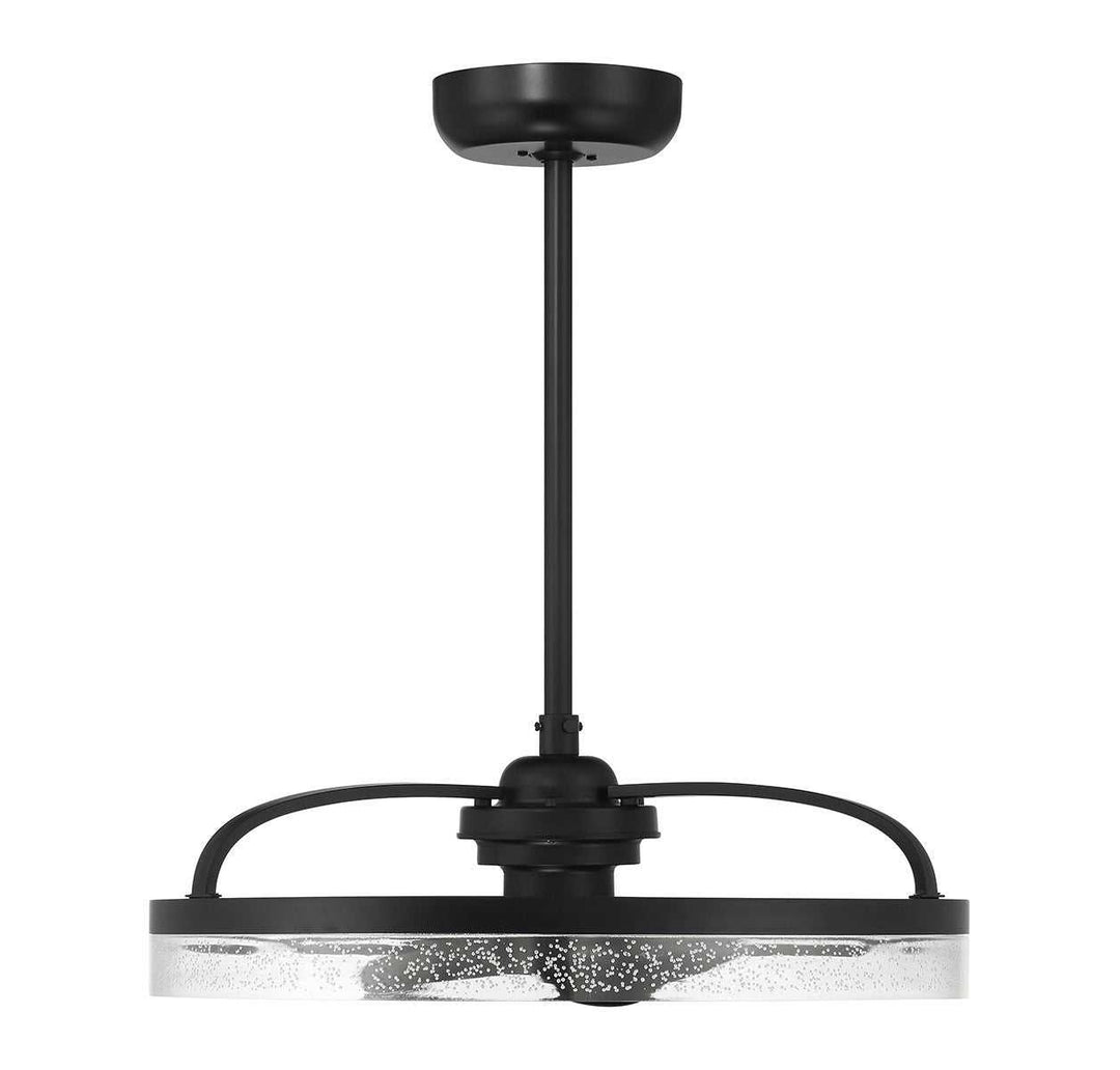 Lyria LED Fan D'Lier in Matte Black Savoy House