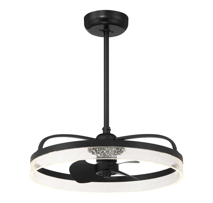 Lyria LED Fan D'Lier in Matte Black Savoy House