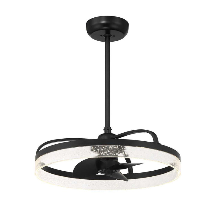 Lyria LED Fan D'Lier in Matte Black Savoy House