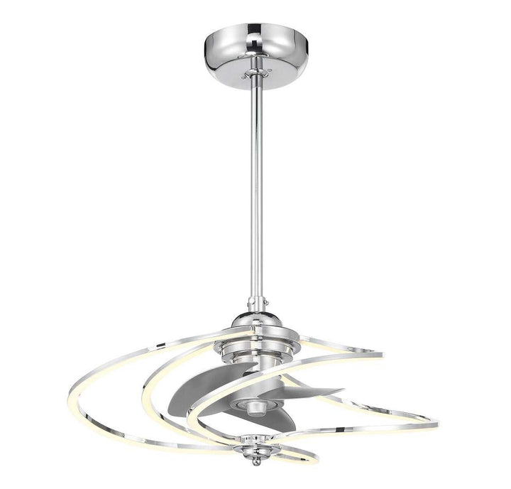 Hydra LED Fan D'Lier in Polished Chrome Savoy House