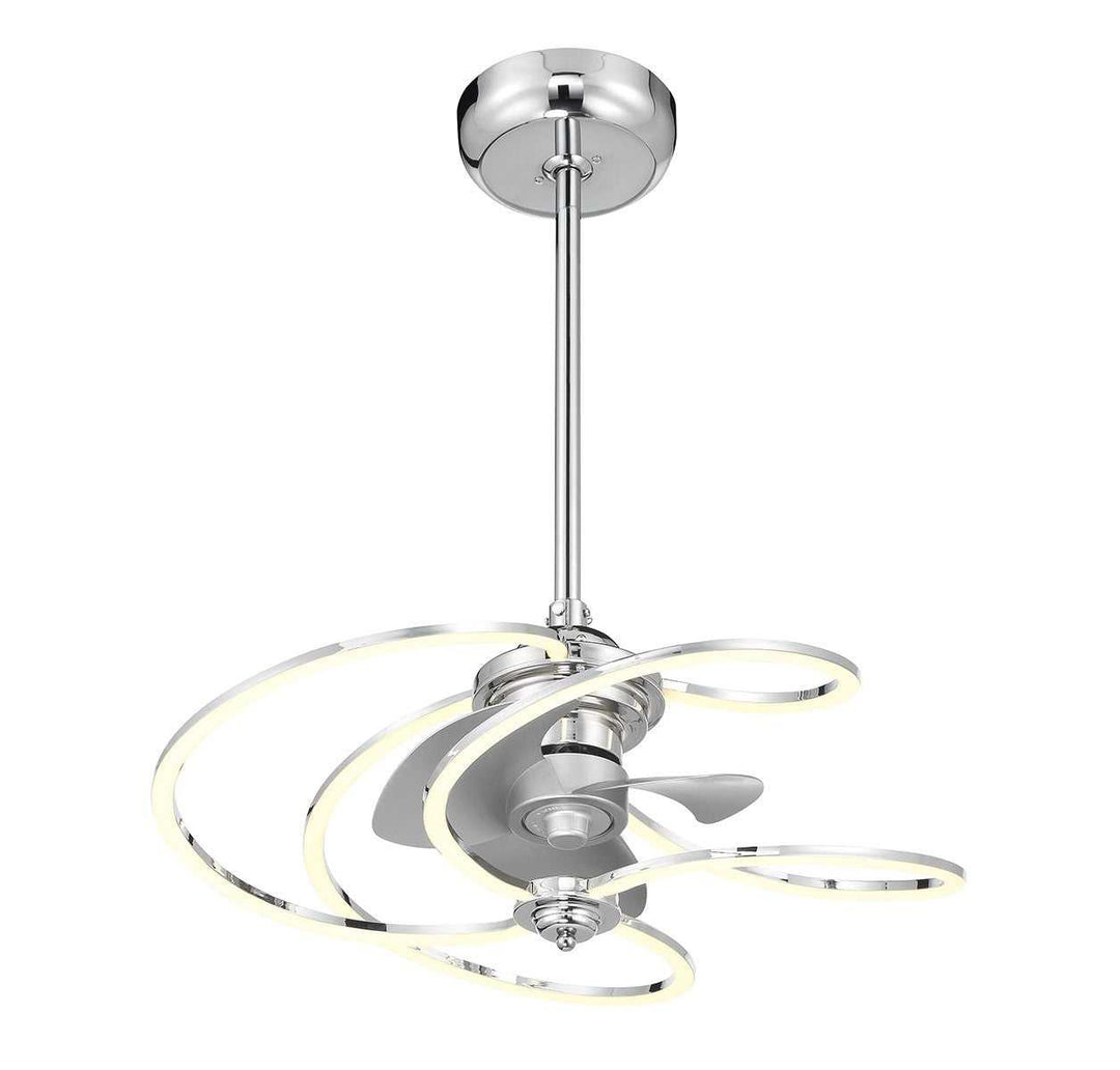 Hydra LED Fan D'Lier in Polished Chrome Savoy House