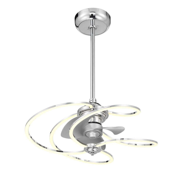 Hydra LED Fan D'Lier in Polished Chrome Savoy House