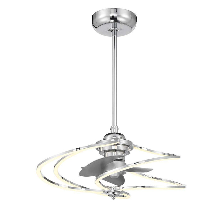 Hydra LED Fan D'Lier in Polished Chrome Savoy House