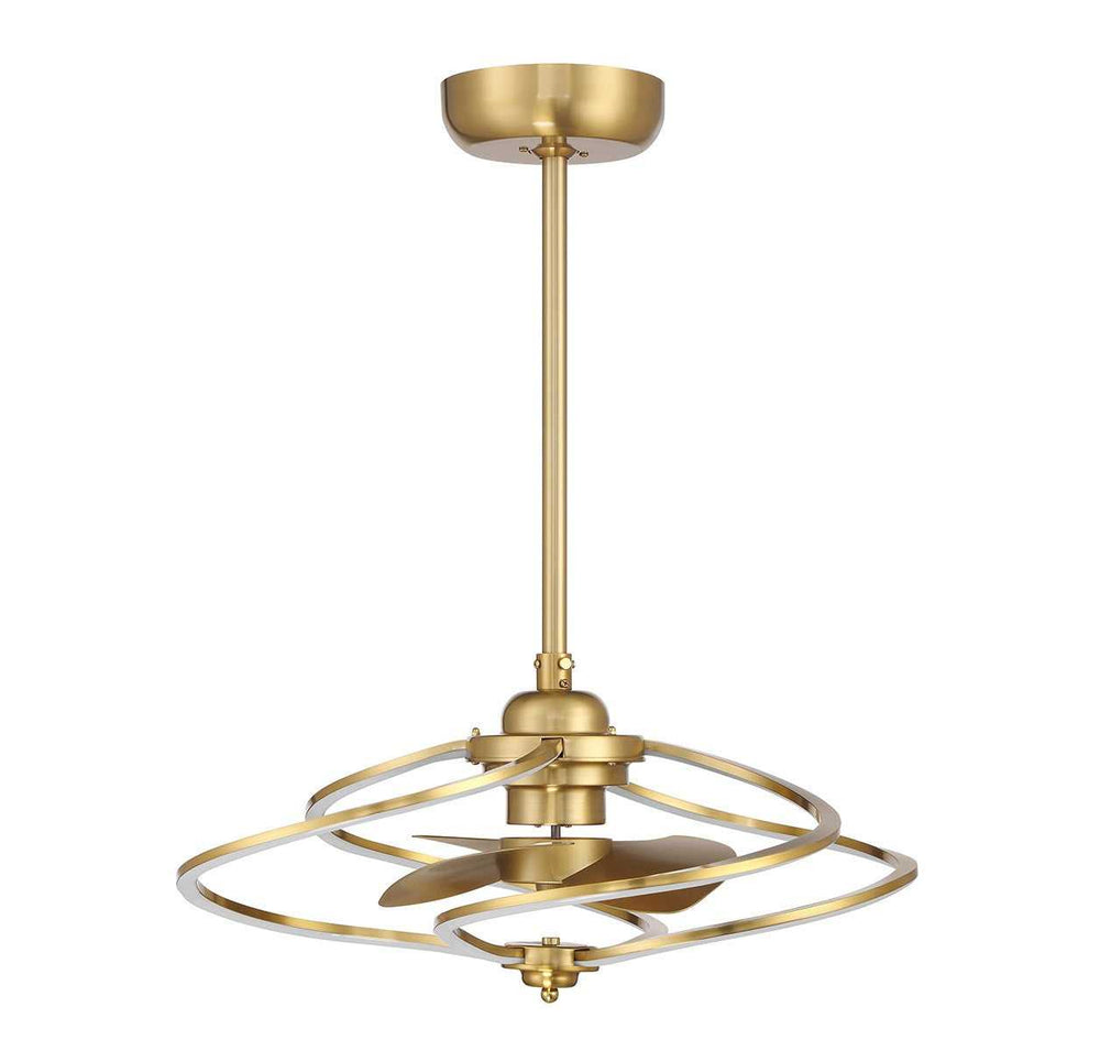 Hydra LED Fan D'Lier in Warm Brass Savoy House