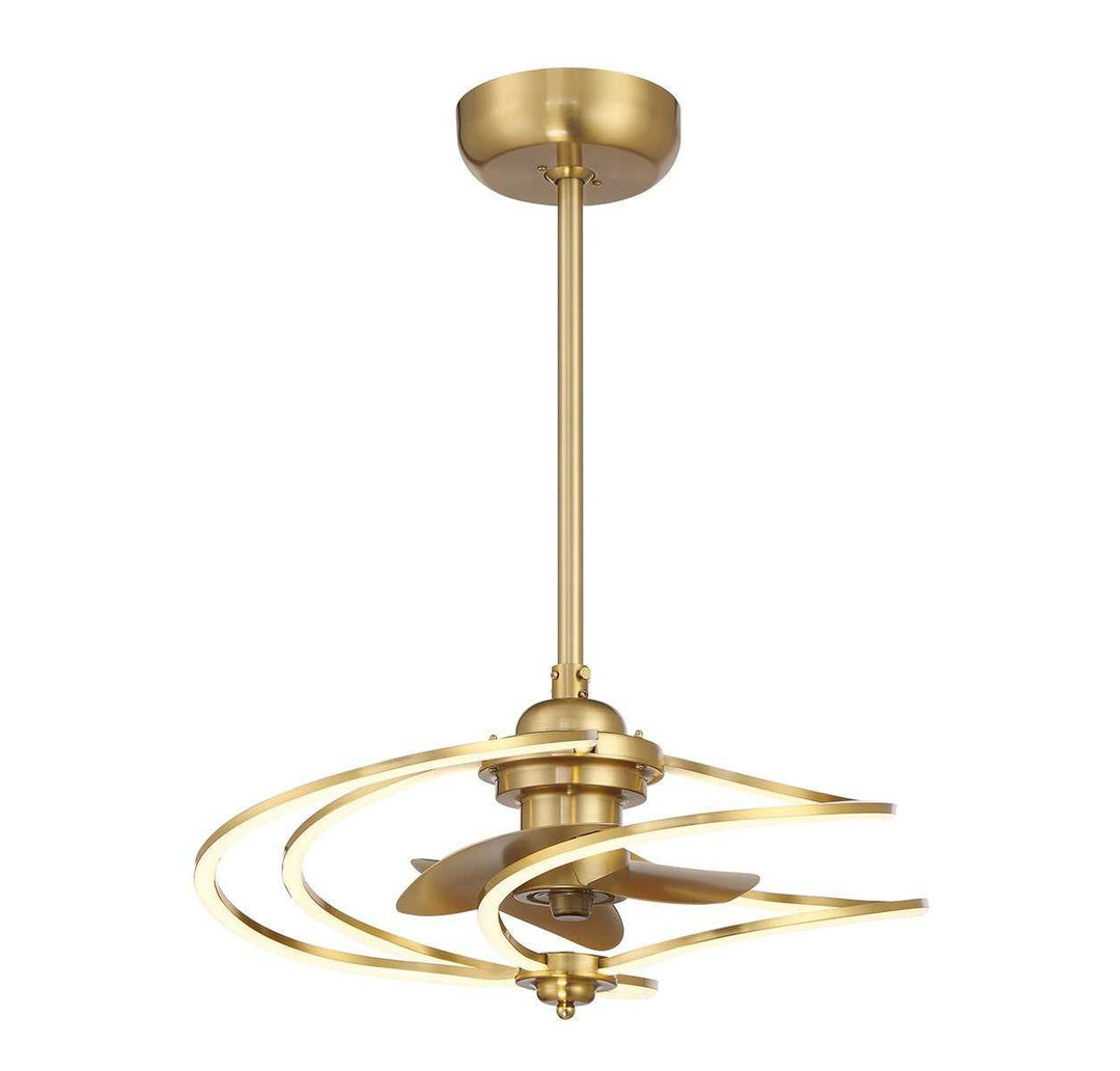 Hydra LED Fan D'Lier in Warm Brass Savoy House