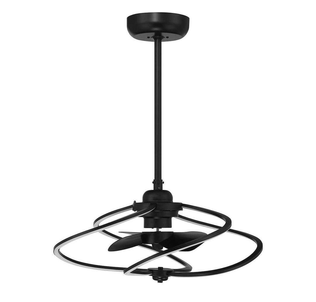 Hydra LED Fan D'Lier in Matte Black Savoy House