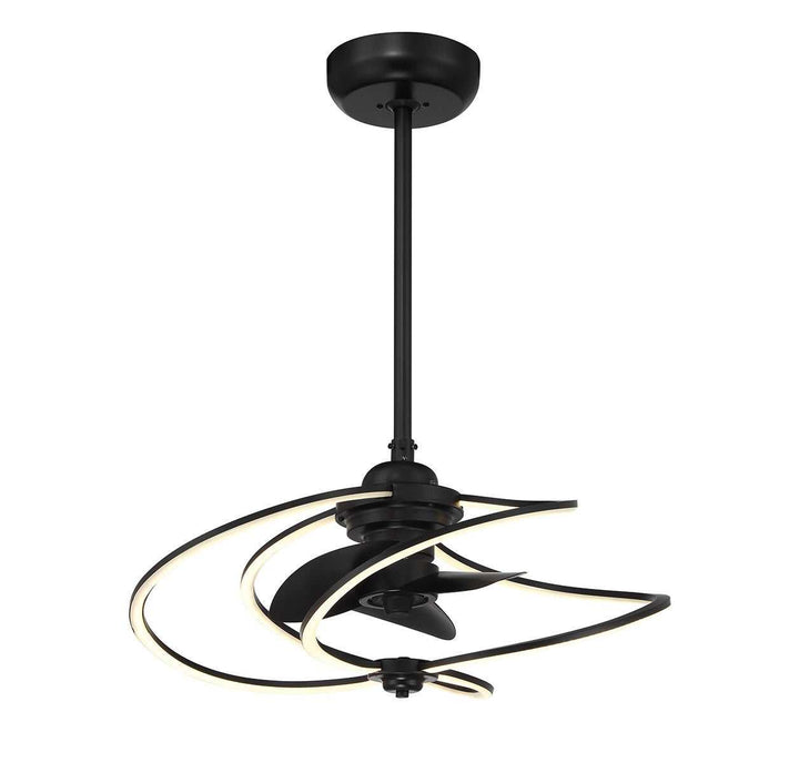 Hydra LED Fan D'Lier in Matte Black Savoy House