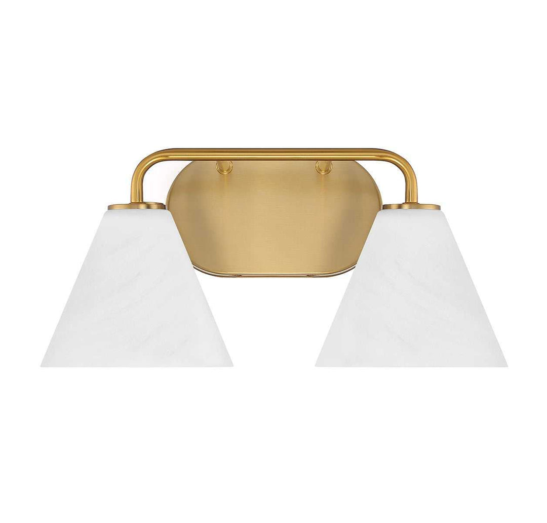 Savoy House - 8-2988-2-322 - Two Light Bathroom Vanity - Blair - Warm Brass