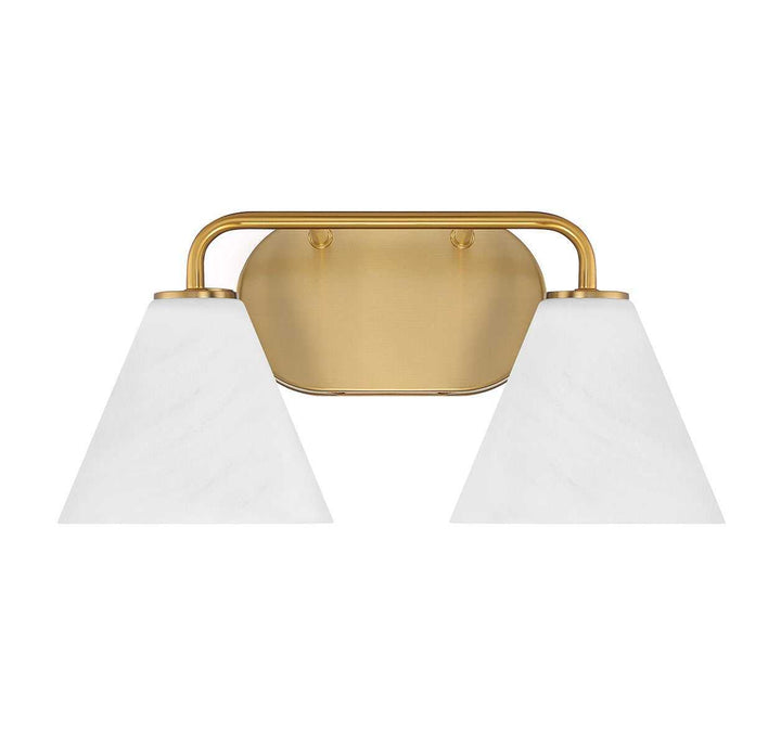 Savoy House - 8-2988-2-322 - Two Light Bathroom Vanity - Blair - Warm Brass