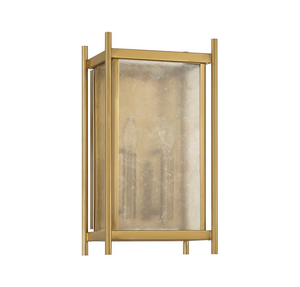Jacobs Two Light Wall Sconce in Warm Brass Savoy House