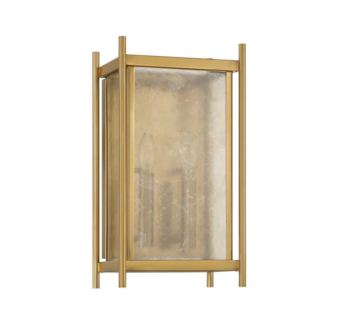 Jacobs Two Light Wall Sconce in Warm Brass Savoy House