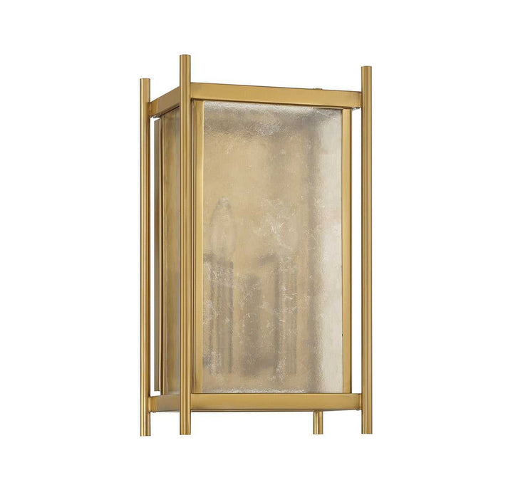 Jacobs Two Light Wall Sconce in Warm Brass Savoy House