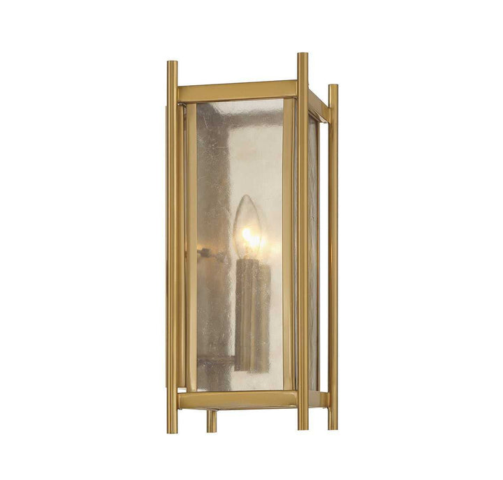 Jacobs Two Light Wall Sconce in Warm Brass Savoy House